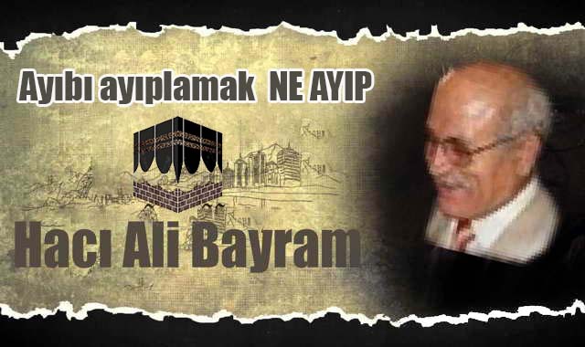 Ayıbı ayıplamak NE AYIP