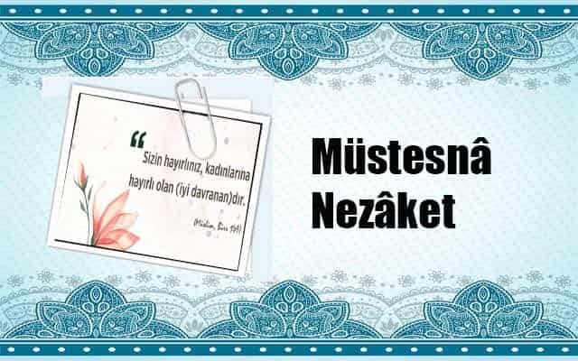 Müstesnâ Nezâket