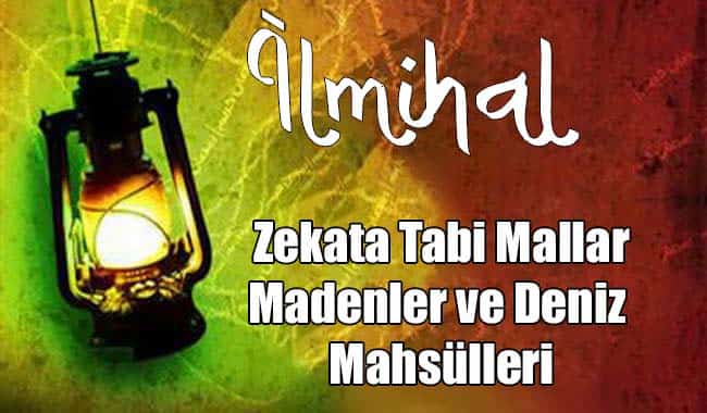 Madenler ve Deniz Mahsülleri